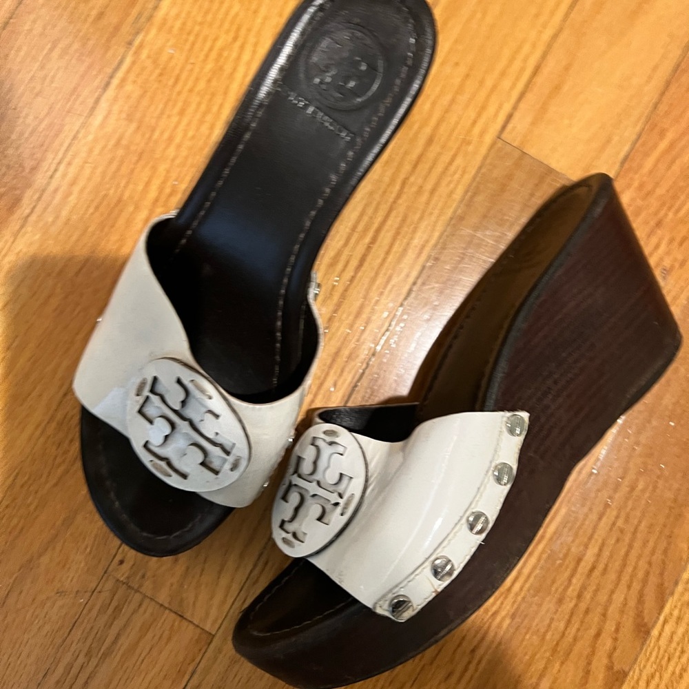 Patented white leather